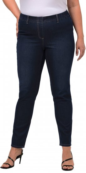 Ulla Popken Denim Look All Elastic Pocket Sienna Jeggings Dark Blue Denim - Дамски Дънки & Панталони в Големи Размери – Plus Size - 