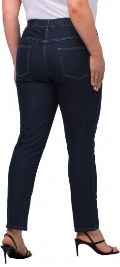 Ulla Popken Denim Look All Elastic Pocket Sienna Jeggings Dark Blue Denim - Дамски Дънки & Панталони в Големи Размери – Plus Size - 