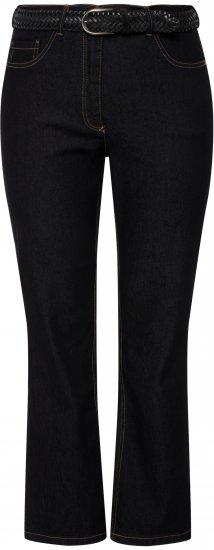 Ulla Popken Regular Fit Mandy Stretch Jeans Dark Blue Denim - Дамски Дънки & Панталони в Големи Размери – Plus Size - 