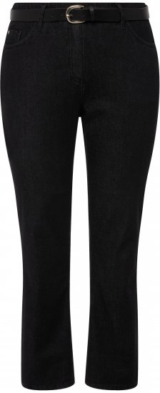 Ulla Popken Sammy Fit Slim Leg Stretch Jeans Black - Дамски Дънки & Панталони в Големи Размери – Plus Size - 