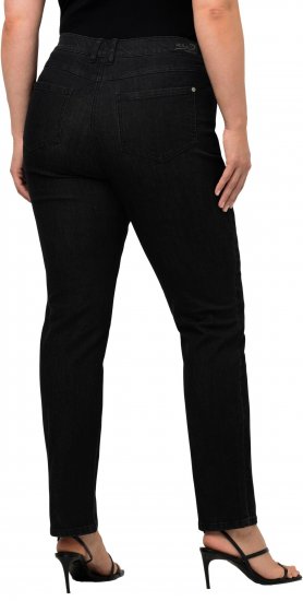 Ulla Popken Sammy Fit Slim Leg Stretch Jeans Black - Дамски Дънки & Панталони в Големи Размери – Plus Size - 