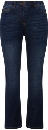Ulla Popken Sammy Fit Slim Leg Stretch Jeans Blue Denim - Дамски Дънки & Панталони в Големи Размери – Plus Size - 