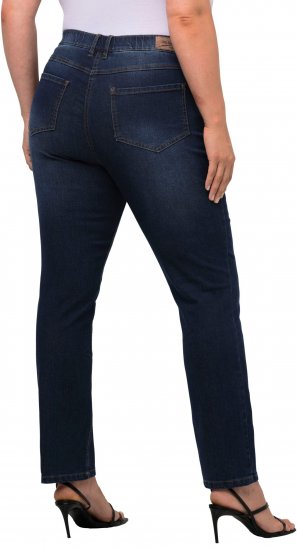 Ulla Popken Sammy Fit Slim Leg Stretch Jeans Blue Denim - Дамски Дънки & Панталони в Големи Размери – Plus Size - 