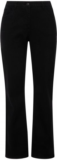 Ulla Popken Straight Leg Mandy Fit Stretch Jeans Black - Дамски Дънки & Панталони в Големи Размери – Plus Size - 