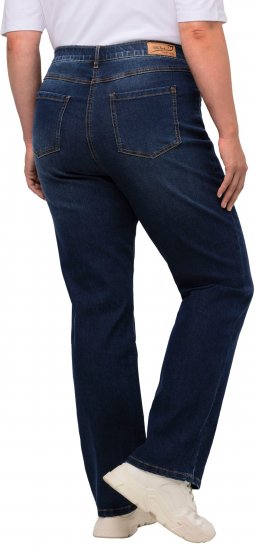 Ulla Popken Straight Leg Mandy Fit Stretch Jeans Blue Denim - Дамски Дънки & Панталони в Големи Размери – Plus Size - 