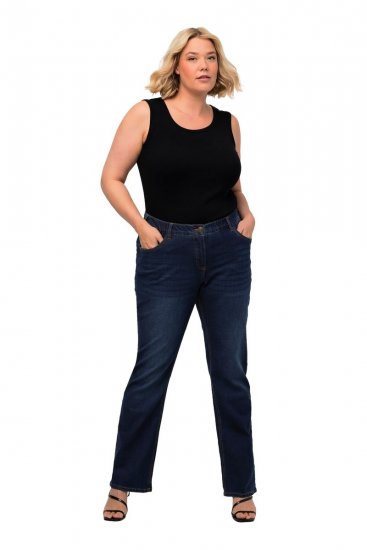 Ulla Popken Marie Fit Bootcut Stretch Jeans Blue Denim - Ulla Popken - Ulla Popken макси дрехи
