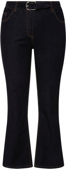 Ulla Popken Marie Fit Bootcut Stretch Jeans Dark Blue Denim - Дамски Дънки & Панталони в Големи Размери – Plus Size - 