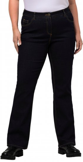 Ulla Popken Marie Fit Bootcut Stretch Jeans Dark Blue Denim - Дамски Дънки & Панталони в Големи Размери – Plus Size - 