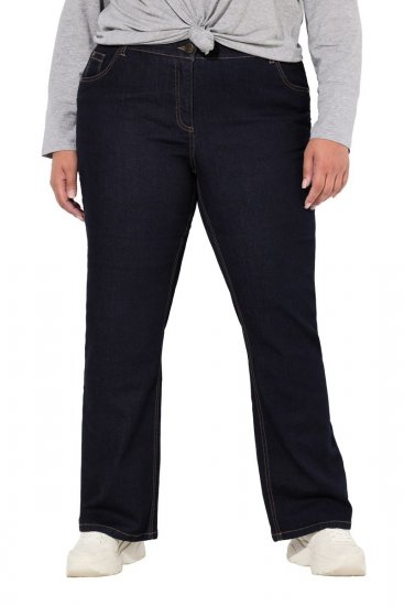 Ulla Popken Marie Fit Bootcut Stretch Jeans Dark Blue Denim - Ulla Popken - Ulla Popken макси дрехи