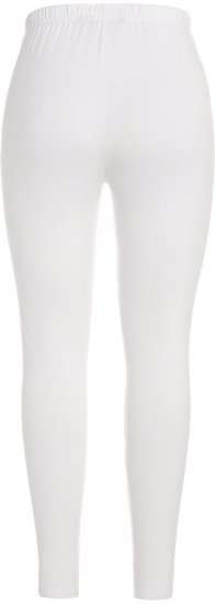 Ulla Popken Quick Dry Moisture Wicking Stretch Ski Leggings Snow White - Дамски Дънки & Панталони в Големи Размери – Plus Size - 