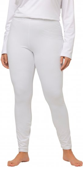 Ulla Popken Quick Dry Moisture Wicking Stretch Ski Leggings Snow White - Дамски Дънки & Панталони в Големи Размери – Plus Size - 