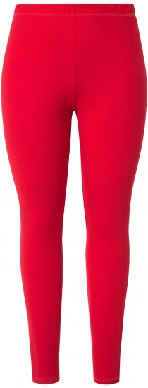 Ulla Popken Quick Dry Moisture Wicking Stretch Ski Leggings Salsa Red - Дамски Дънки & Панталони в Големи Размери – Plus Size - 