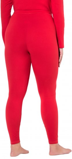 Ulla Popken Quick Dry Moisture Wicking Stretch Ski Leggings Salsa Red - Дамски Дънки & Панталони в Големи Размери – Plus Size - 
