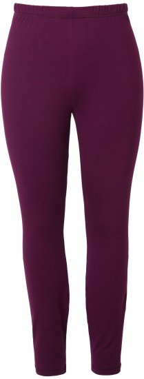 Ulla Popken Quick Dry Moisture Wicking Stretch Ski Leggings Grape Red - Дамски Дънки & Панталони в Големи Размери – Plus Size - 