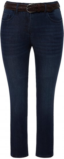 Ulla Popken Stretch Sarah Fit Skinny Jeans Blue Denim - Дамски Дънки & Панталони в Големи Размери – Plus Size - 