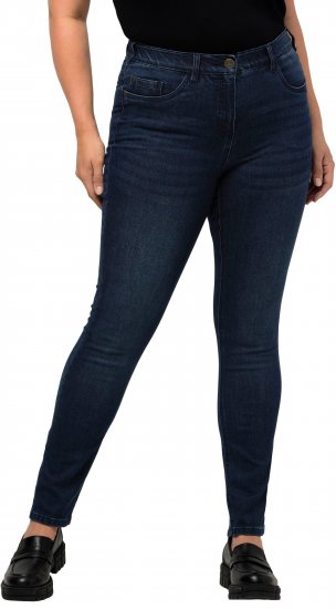 Ulla Popken Stretch Sarah Fit Skinny Jeans Blue Denim - Дамски Дънки & Панталони в Големи Размери – Plus Size - 