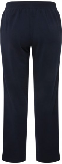 Ulla Popken Side Stripe Adjustable Drawstring Waist Joggers Navy - Дамски Дънки & Панталони в Големи Размери – Plus Size - 