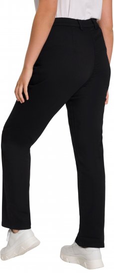 Ulla Popken Basic Mony Tapered Leg Stretch Pants Black - Дамски Дънки & Панталони в Големи Размери – Plus Size - 