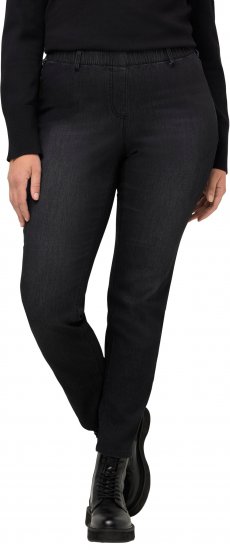 Ulla Popken Stretch Fit Sienna Jeans Black - Дамски Дънки & Панталони в Големи Размери – Plus Size - 