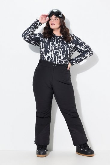 Ulla Popken HYPRAR Triple Function Ski Pants Black - Ски облекло - 