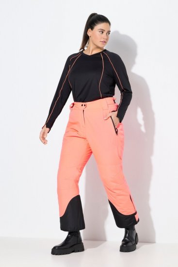 Ulla Popken HYPRAR Triple Function Ski Pants Neon Pink - Ски облекло - 