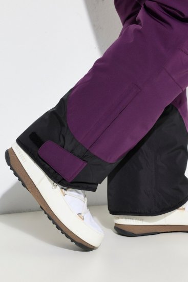 Ulla Popken HYPRAR Triple Function Ski Pants Grape Red - Ски облекло - 
