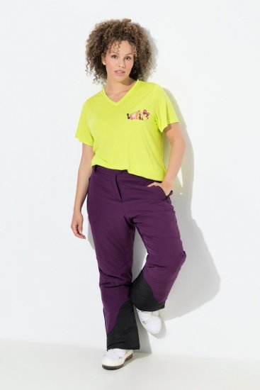 Ulla Popken HYPRAR Triple Function Ski Pants Grape Red - Ски облекло - 