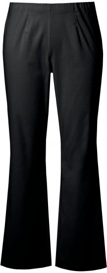 Ulla Popken Bengaline Elastic Waist Thermal Pants Black - Дамски Дънки & Панталони в Големи Размери – Plus Size - 