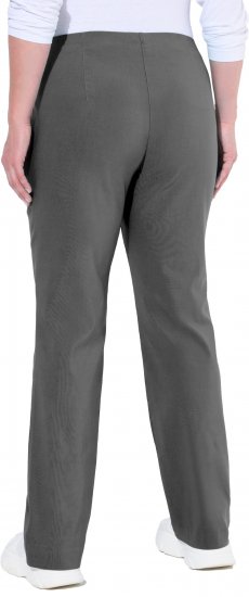 Ulla Popken Bengaline Elastic Waist Thermal Pants Graphite Grey - Дамски Дънки & Панталони в Големи Размери – Plus Size - 