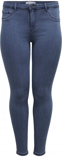 Only Carmakoma Thunder Life Skinny Fit Jeans Blue Denim - Дамски Дънки & Панталони в Големи Размери – Plus Size - 