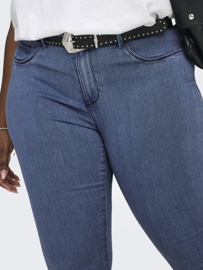 Only Carmakoma Thunder Life Skinny Fit Jeans Blue Denim - Дамски Дънки & Панталони в Големи Размери – Plus Size - 