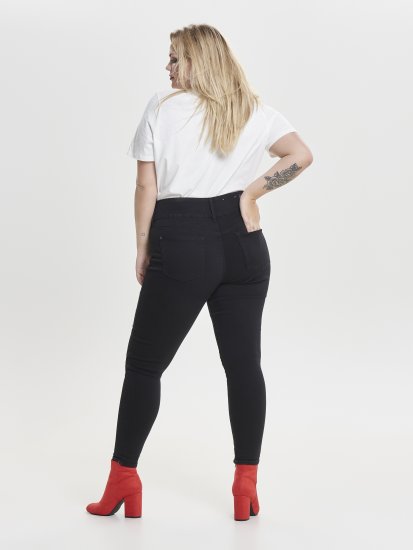 Only Carmakoma Anna Life Skinny Jeans Black - Дънки - 