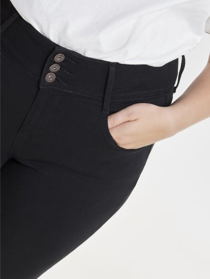 Only Carmakoma Anna Life Skinny Jeans Black - Дънки - 