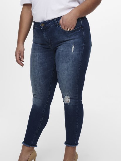 Only Carmakoma Willy Skinny Fit Jeans Blue - Дънки - 