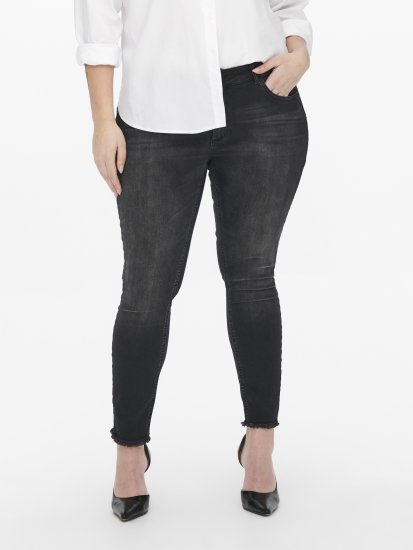Only Carmakoma Willy Skinny Fit Jeans Black - Дънки - 