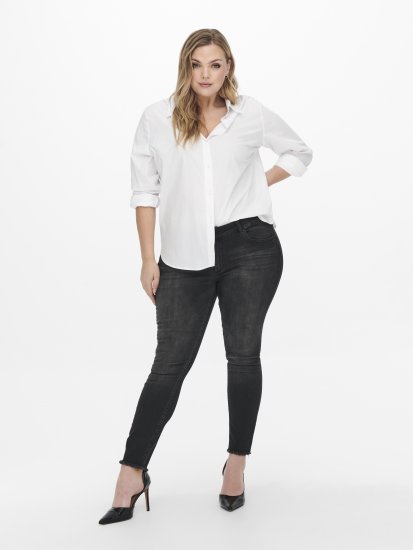 Only Carmakoma Willy Skinny Fit Jeans Black - Дънки - 