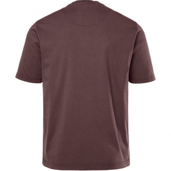 JP1880 T-Shirt Short Sleeve Cabin Mahogany Brown - Тениски - мъжки тениски големи размери