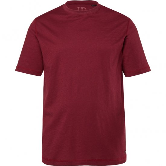 JP1880 T-Shirt Short Sleeve Soft Jersey Red - Тениски - мъжки тениски големи размери