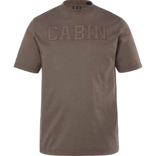 JP1880 T-Shirt Cabin Vintage Mocha - Тениски - мъжки тениски големи размери