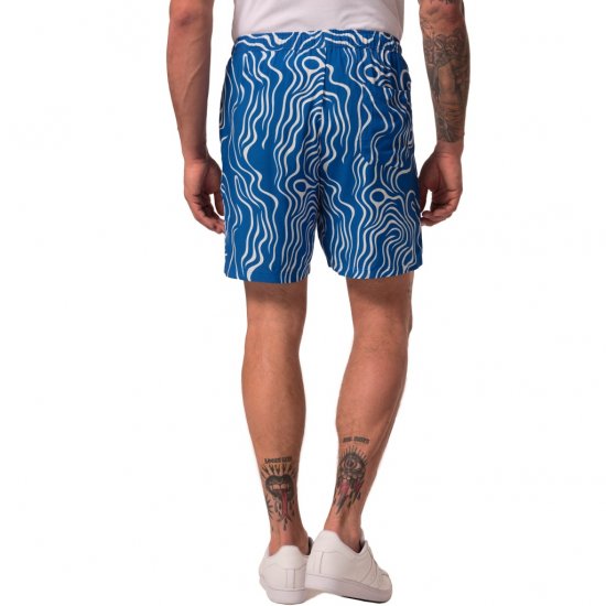 JP1880 Bermuda Shorts All-over Print Royal Blue - Шорти - мъжки къси панталони големи размери