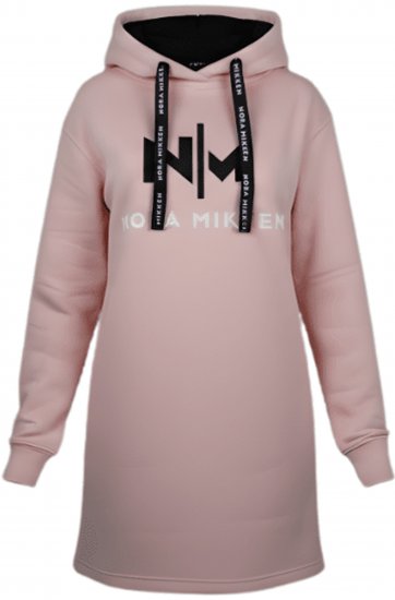 Nora Mikken KADRI Long Hoodie PINK - Суичъри & cуичъри с качулка - 