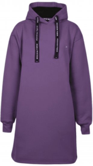 Nora Mikken KRISTINA Long Hoodie Purple - Суичъри & cуичъри с качулка - 