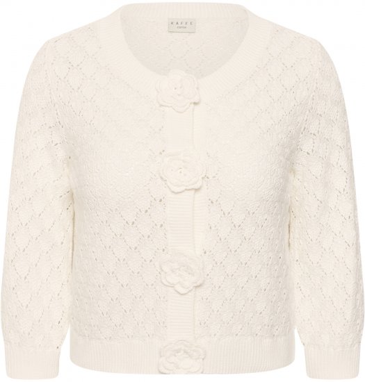Kaffe Curve Kathrina Pullover White - Плетени пуловери - 