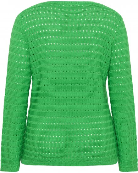 Kaffe Curve Metty Pullover Bright Green - Плетени пуловери - 