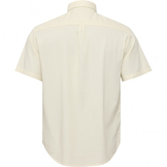 North Latitude Shirt Linen Cotton Short Sleeve Off-White - Ризи - мъжки ризи големи размери
