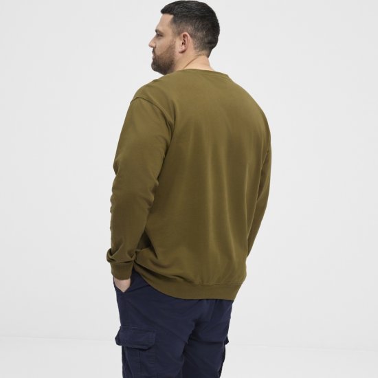 North Latitude Sweatshirt Army Green TALL - МЪЖКО ОБЛЕКЛО MT-6XLT - дрехи за високи мъже