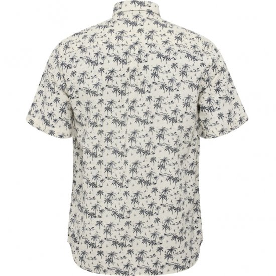 North Latitude Shirt Short Sleeve Off White - Ризи - мъжки ризи големи размери