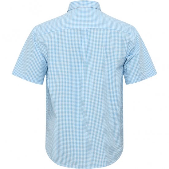 North Latitude Shirt Short Sleeve Turquoise - Ризи - мъжки ризи големи размери