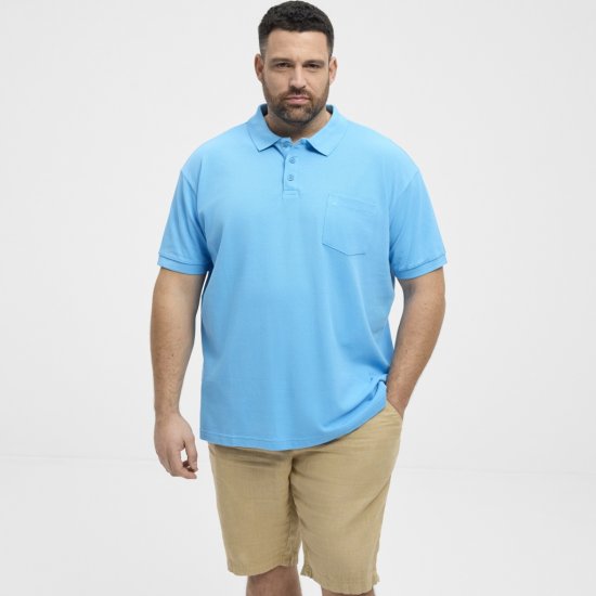 North Latitude Polo Pique Short Sleeve Turquoise - Поло тениски - мъжки тениски с яка големи размери