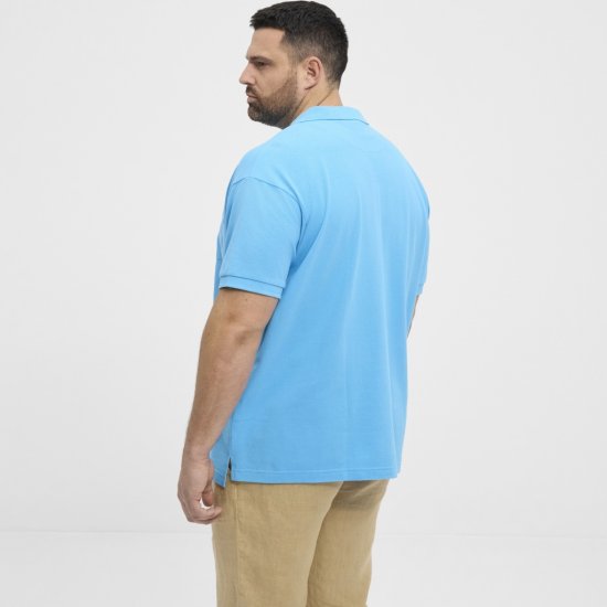 North Latitude Polo Pique Short Sleeve Turquoise - Поло тениски - мъжки тениски с яка големи размери
